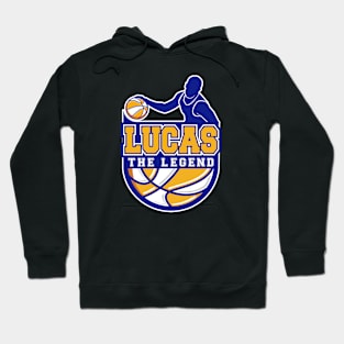 Lucas The Legend Basketball Custom Player Your Name Hoodie